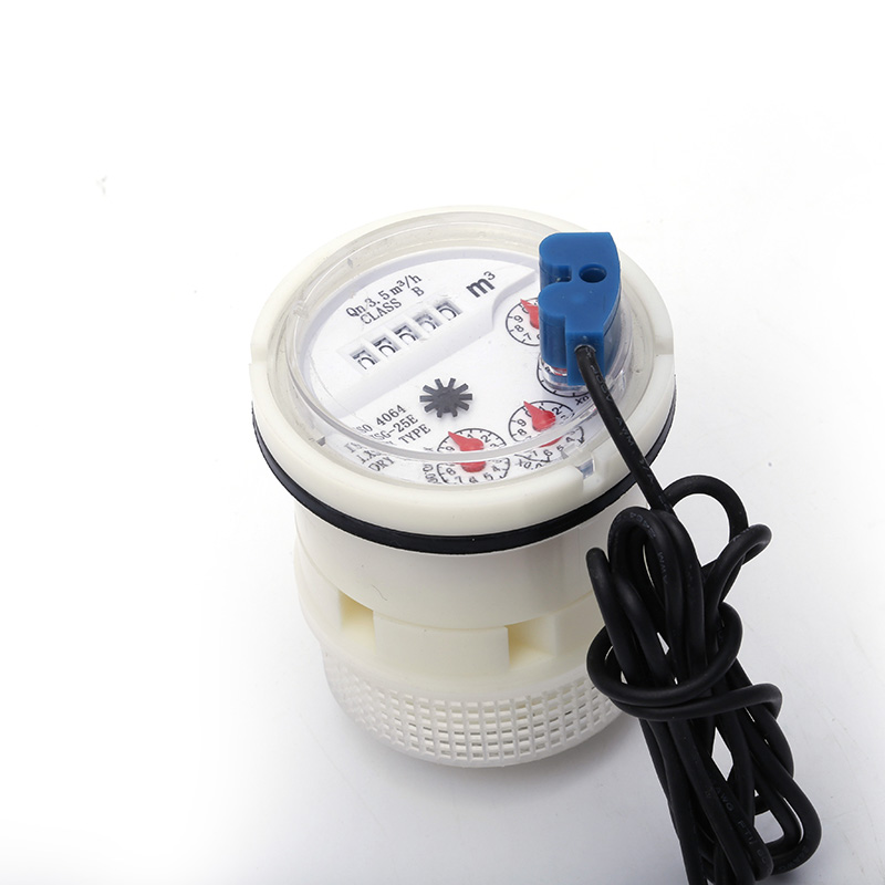 Mecanismo con pulso para medidor de agua fría con esfera seca de chorro múltiple