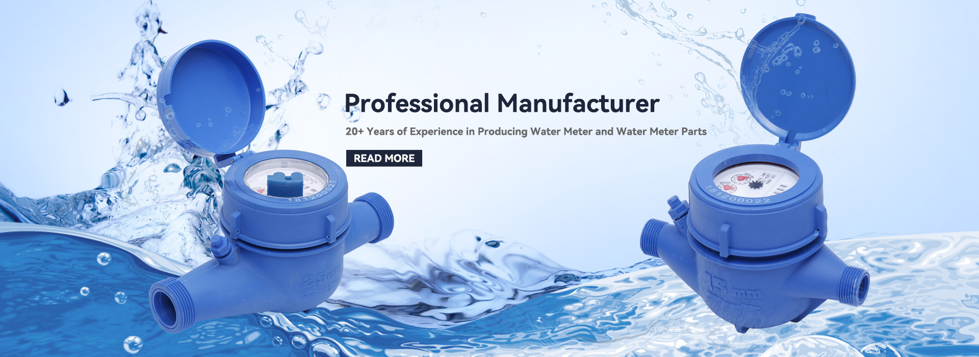Fabricantes de peças para medidores de água na China