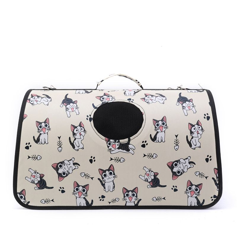Cat and Dog Foldable Pet Shoulder Straddle Bag