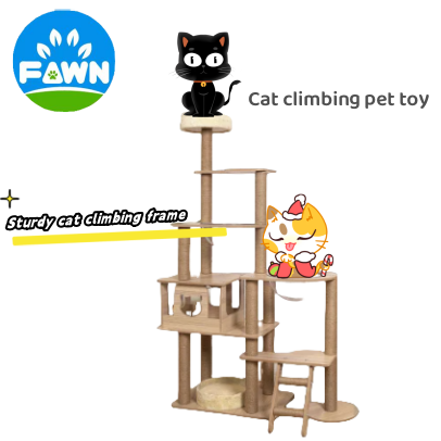 Cat Climbing Frame Pet Cat Toy Climbing Structure Cat Climbing Frame