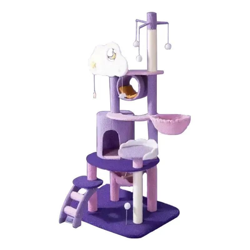 Kaķu koka kāpšanas mēbeles Cat scratcher Towers