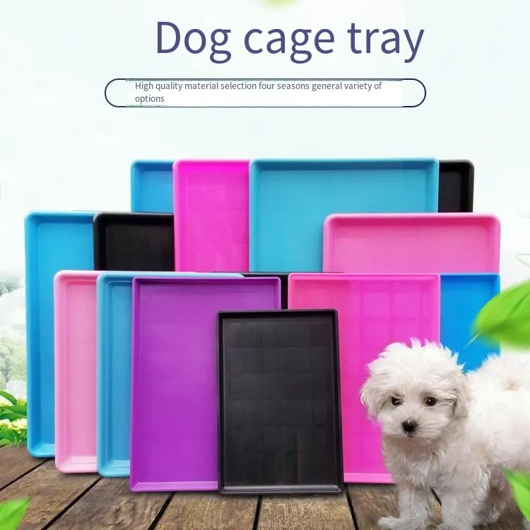 Dog crate tray pet toilet