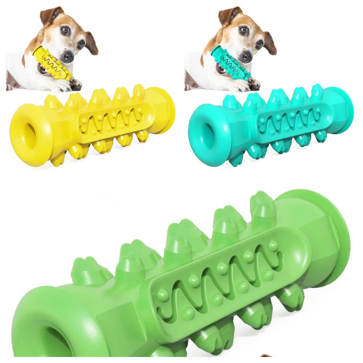 Dog toy missing bite resistant dog toothbrush grinding stick