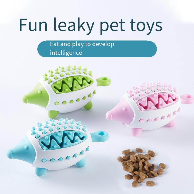 Hedgehog shape pet leaky food ball dog toy Pet toy