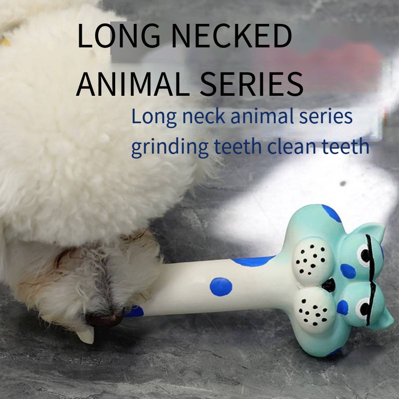 Latex long neck pet toys