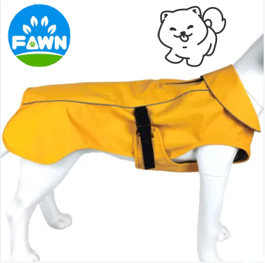 Oxford Dog Raincoat Suitable For Outdoor Reflective Dog Raincoat
