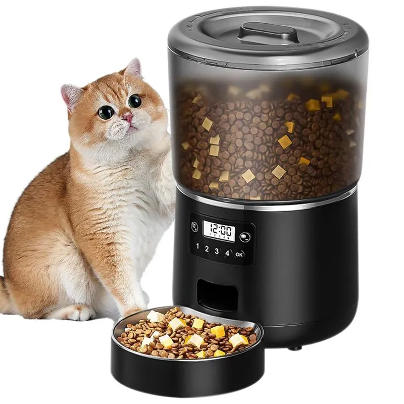 Pet Automatic Feeder 4l Remote App Timed And Quantified