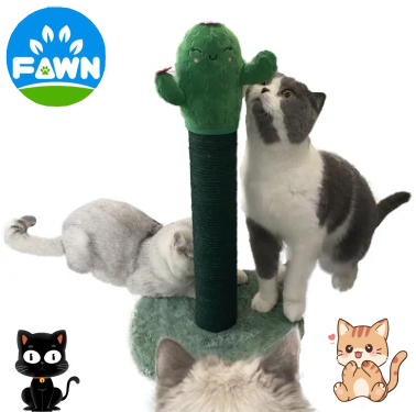 Pet cat toys Cactus plush toys Uniquely designed cat toys