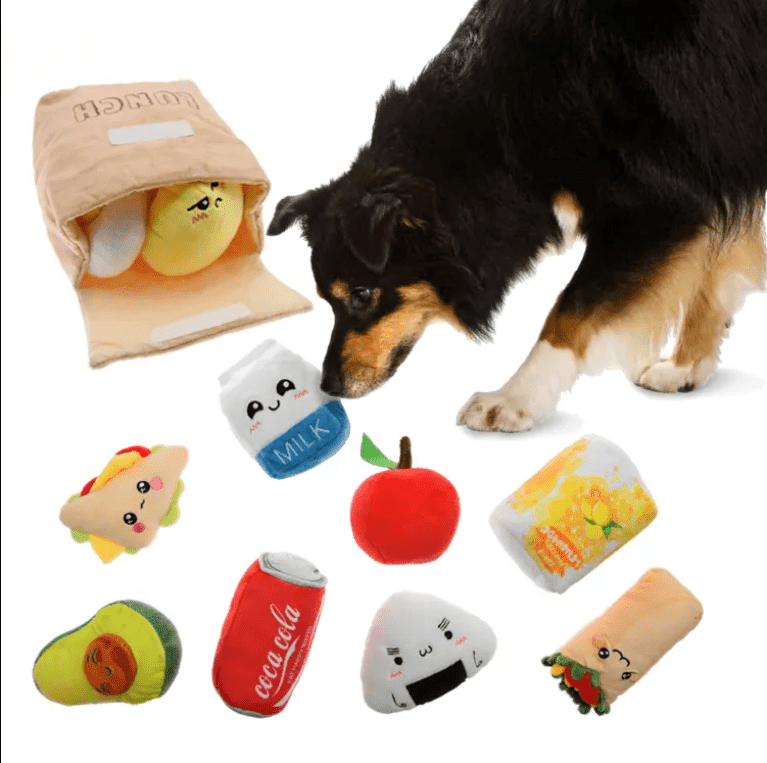 Pet Dog Plush Toy Cat Dog Toy Dog Food Delivery Toy