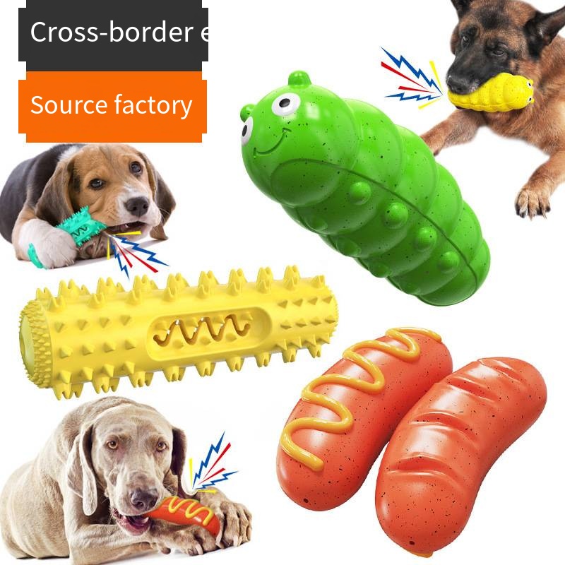Pet Dog Teething Stick Dog Toy Explosive Teething Stick