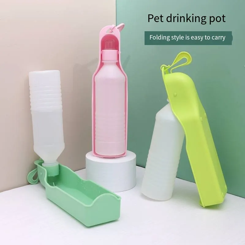 Pet Water dispenser Outdoor portable feeding jugs Drink water bottles