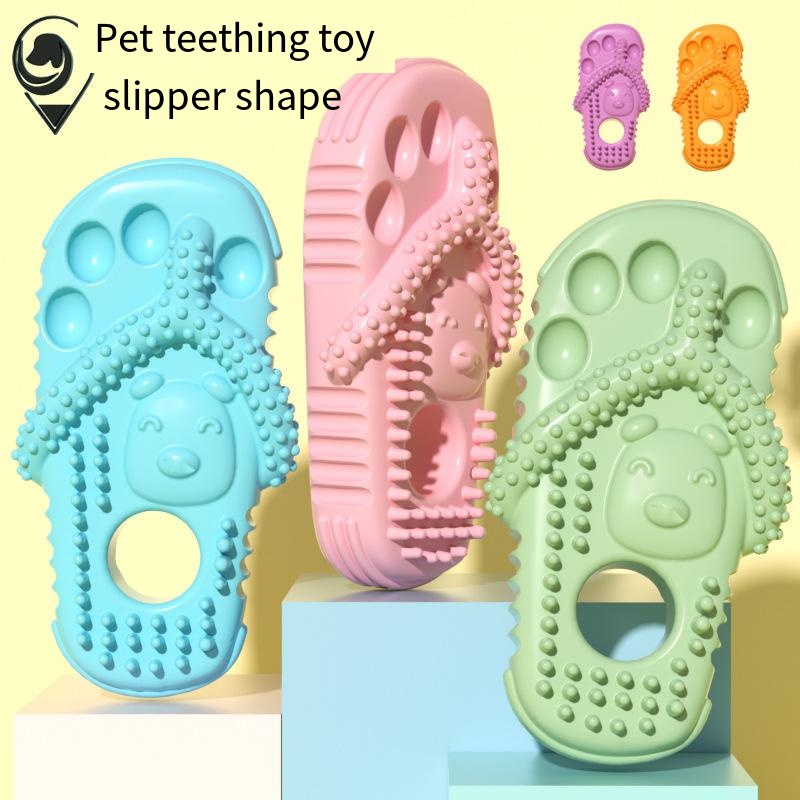 Slipper puppy teething stick dog claw board bite-resistant pet toy