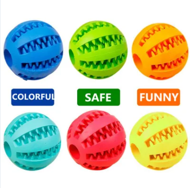 Soft Rubber Pet Toy Food Toy Ball Pet Full Grade Cat And Dog Chew Toy