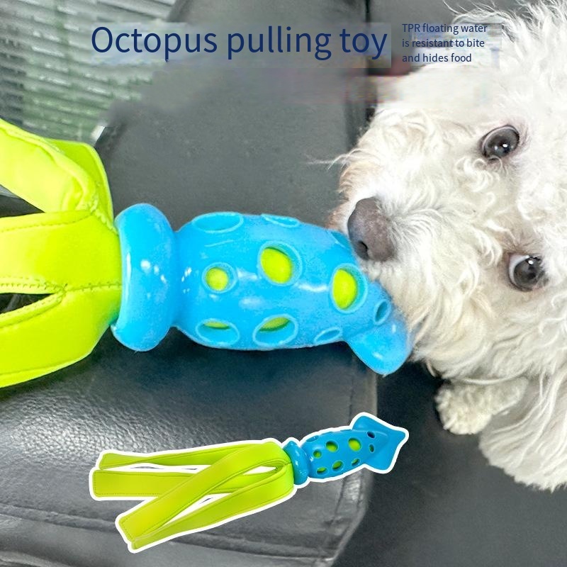 TPR diving cloth octopus dog toy