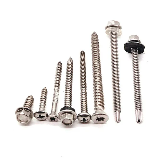 Wood Screw DIN571 Hex Head Stainless Steel Zinc Plated