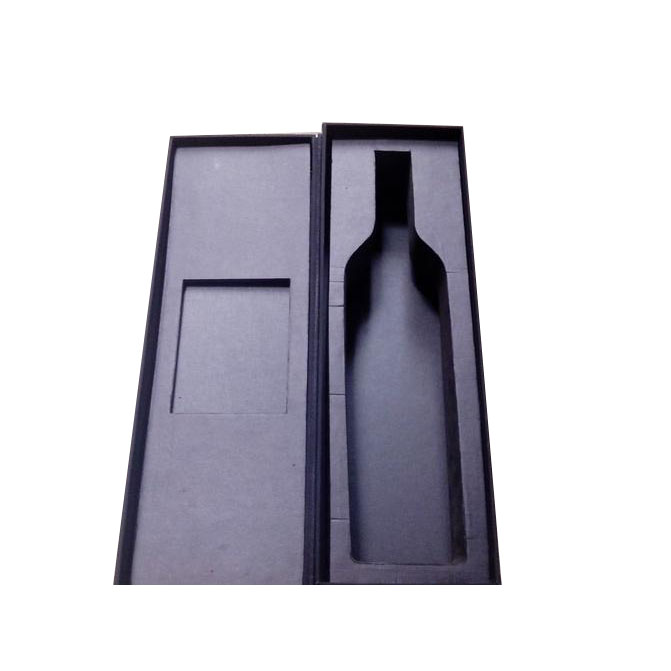 Red Wine Bottle Packaging Box with EVA Insert - 1