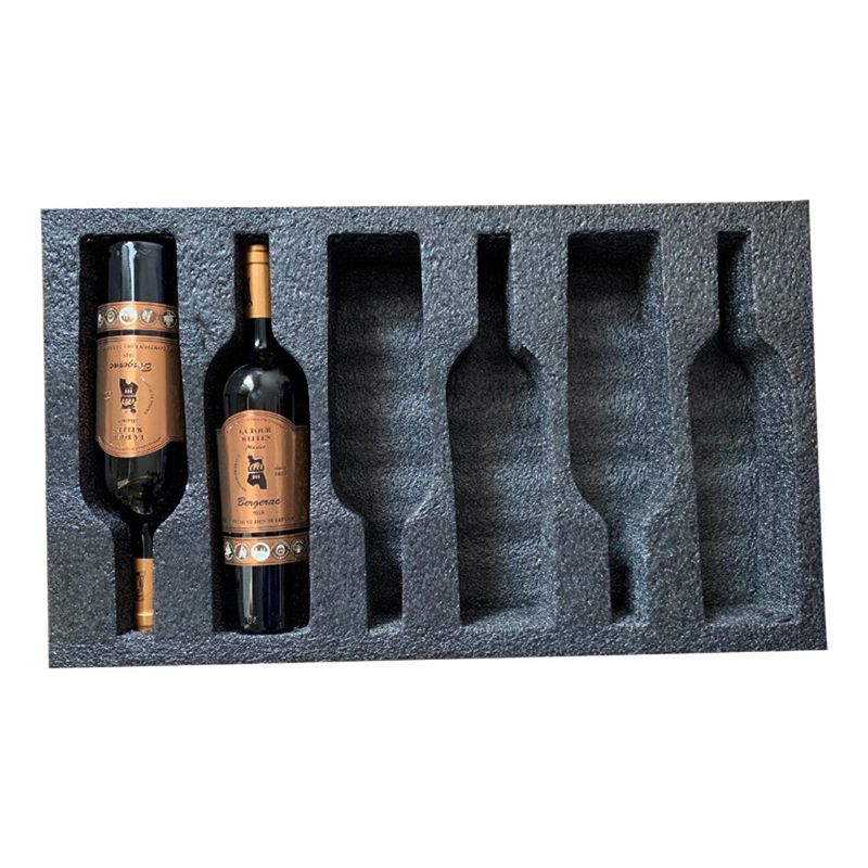 Wine Bottle Packaging Box with EPE Insert - 2