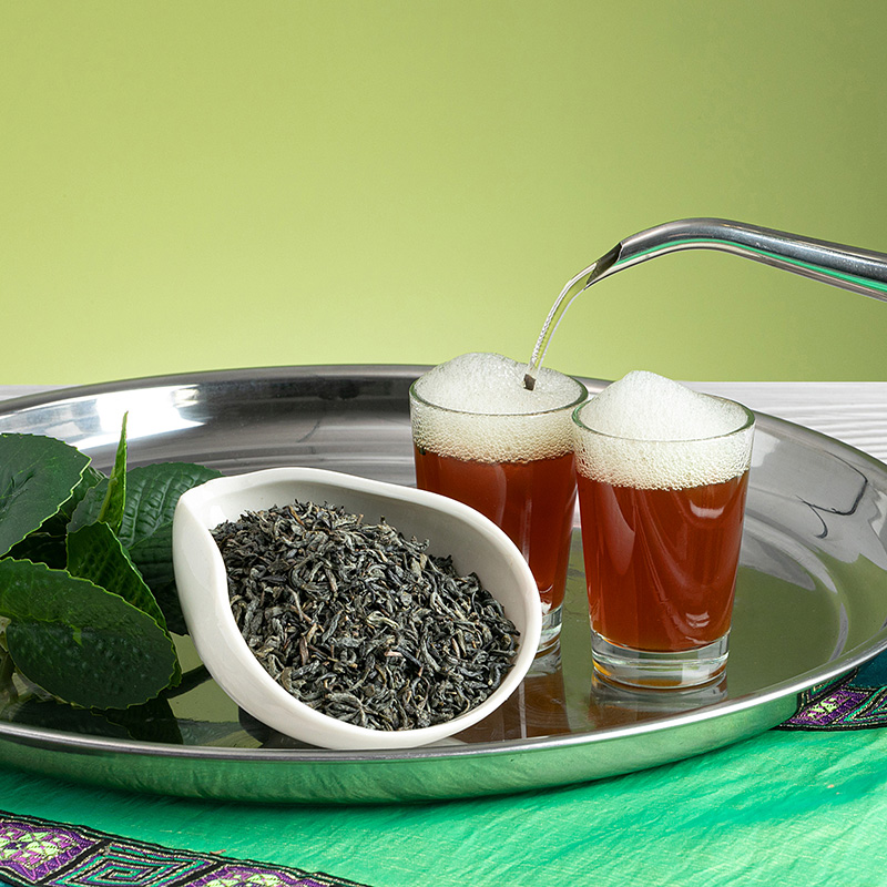 Grüner Tee Chunmee-Tee