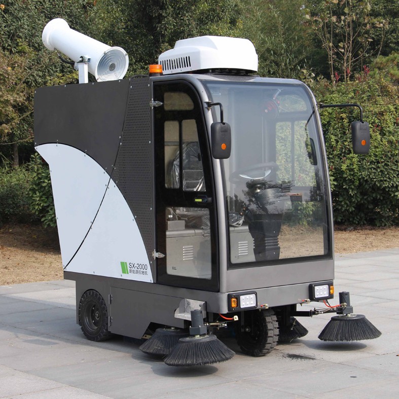 Driving multifunctional sweeper