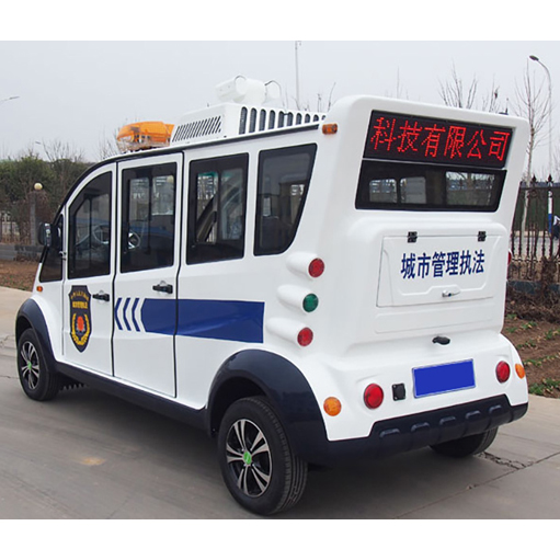 Closed electric patrol vehicle with 8 seats - 1