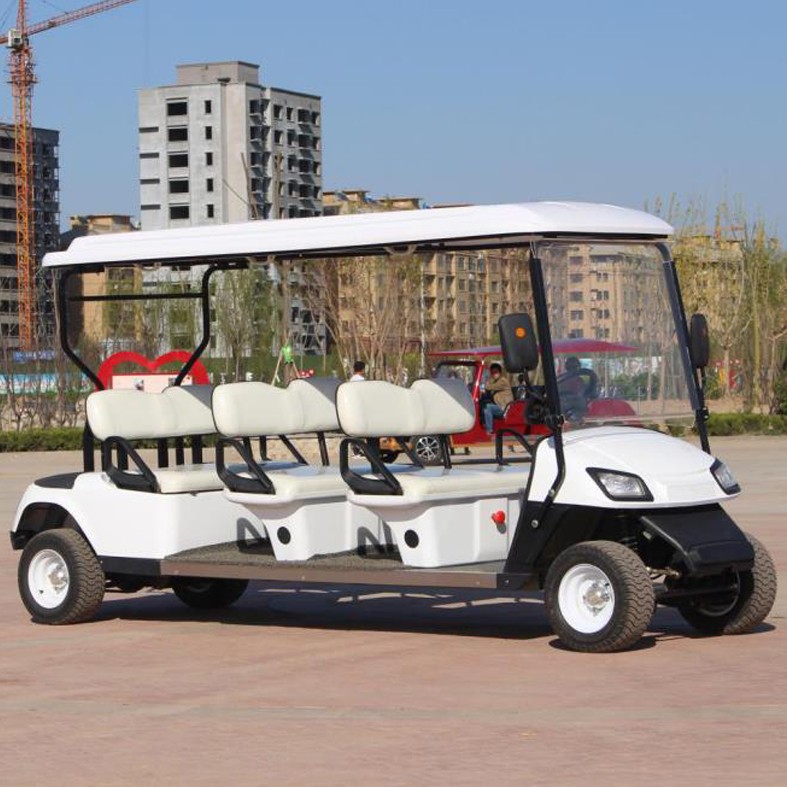 Six seat sightseeing golf electric vehicle - 1