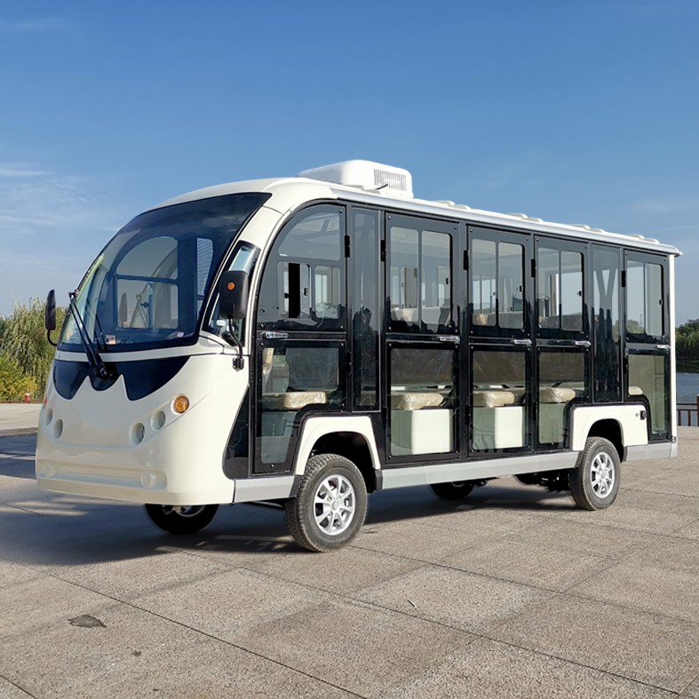 14 seat closed electric sightseeing bus