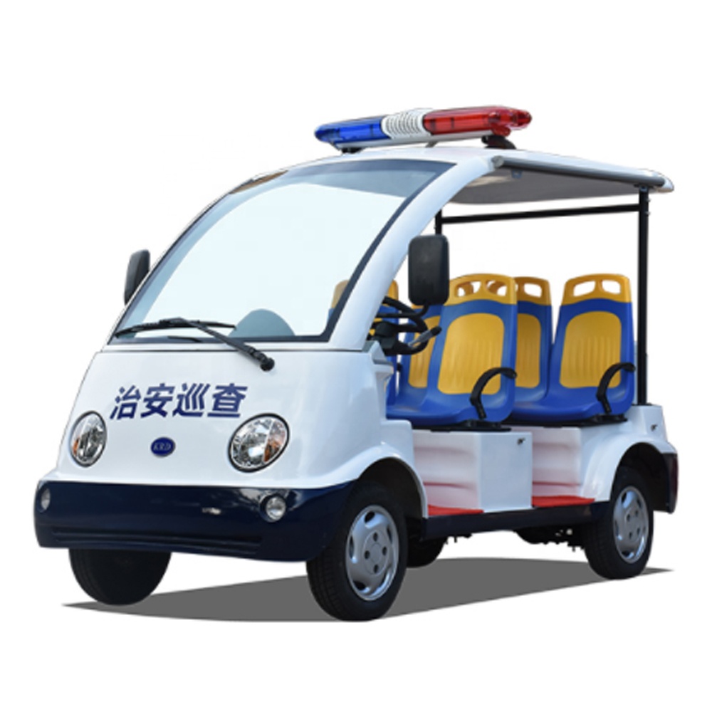 4 small street electric patrol vehicles - 1