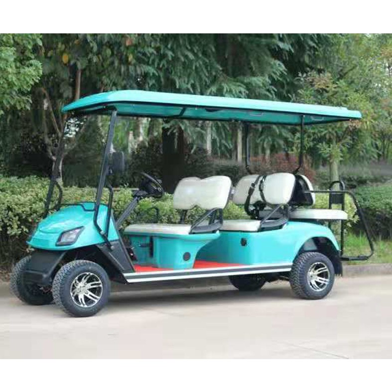 Six seat electric golf course car - 2