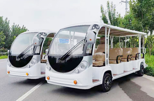 What are the uses and advantages of electric sightseeing vehicles?