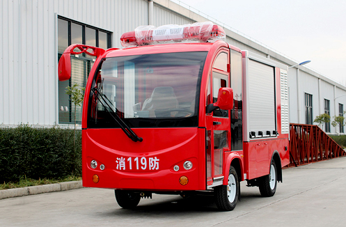 Micro electric fire truck has become the most powerful barrier for grass-roots fire safety