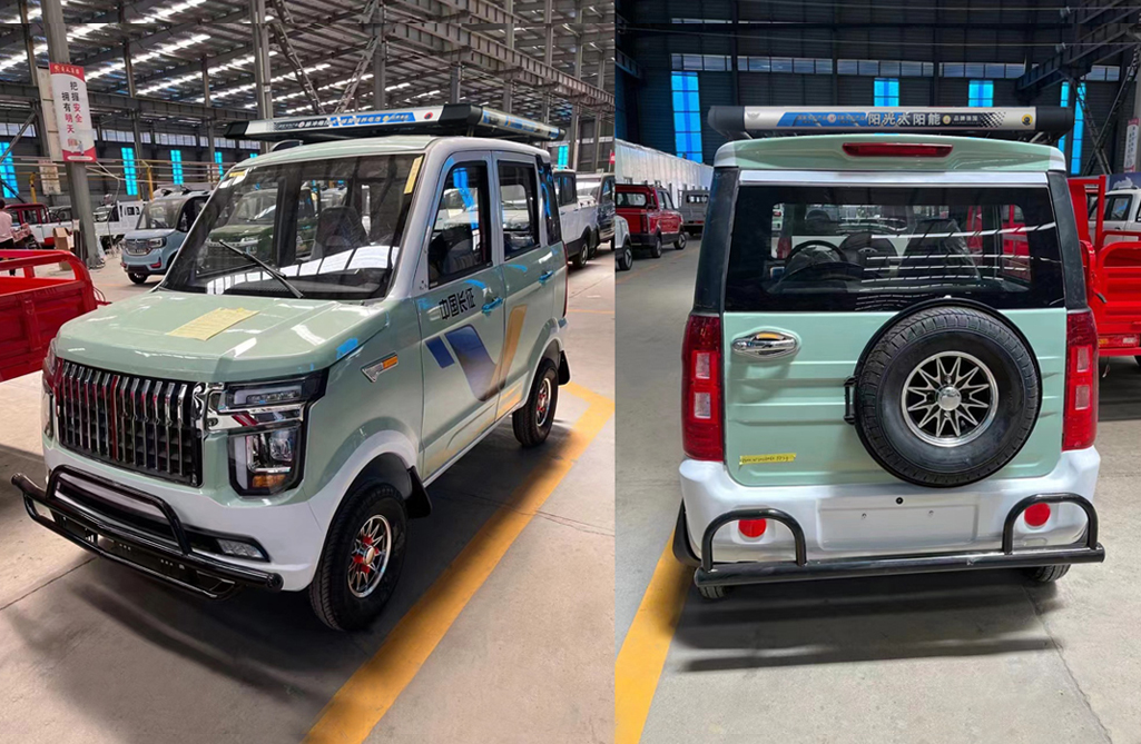 Recommend three newly launched low-speed four-wheel electric vehicles with photovoltaic solar power generation