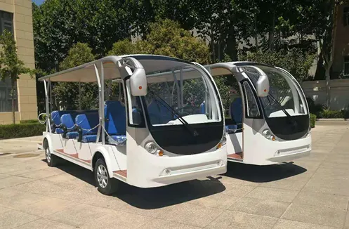 Os veículos turísticos elétricos tornaram-se um meio de transporte indispensável nas atrações turísticas