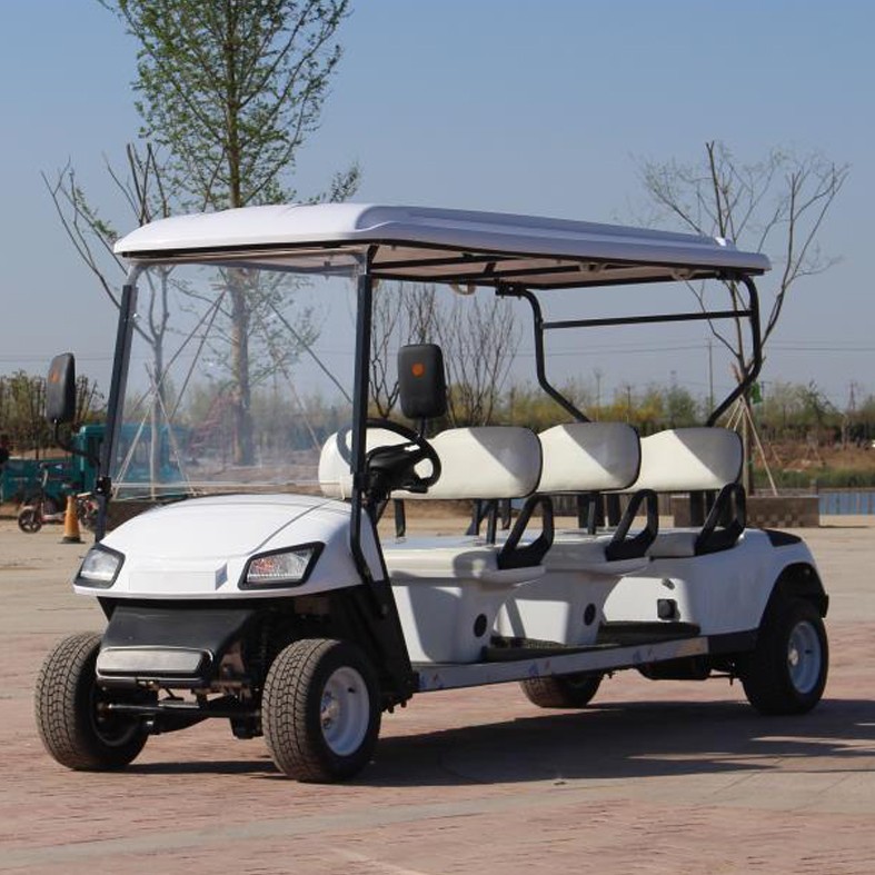 Six seat sightseeing golf electric vehicle - 3