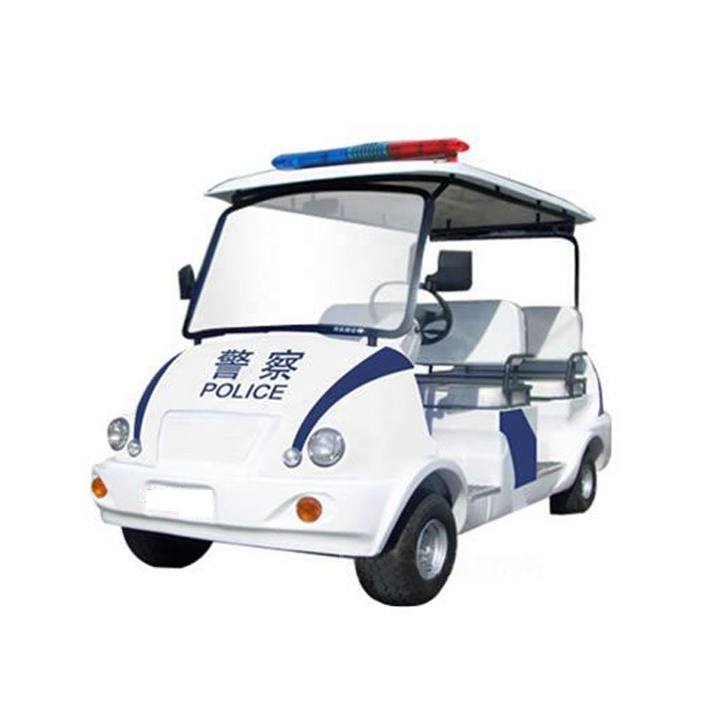 4 small street electric patrol vehicles - 3 