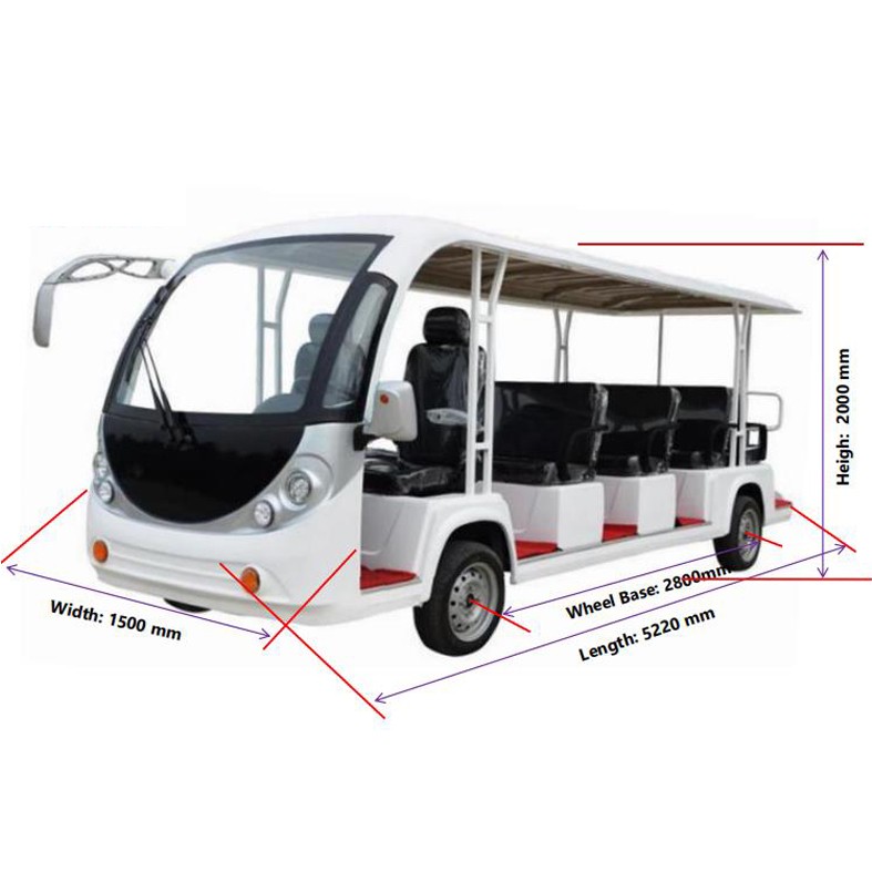 Eleven seat electric sightseeing bus - 7 