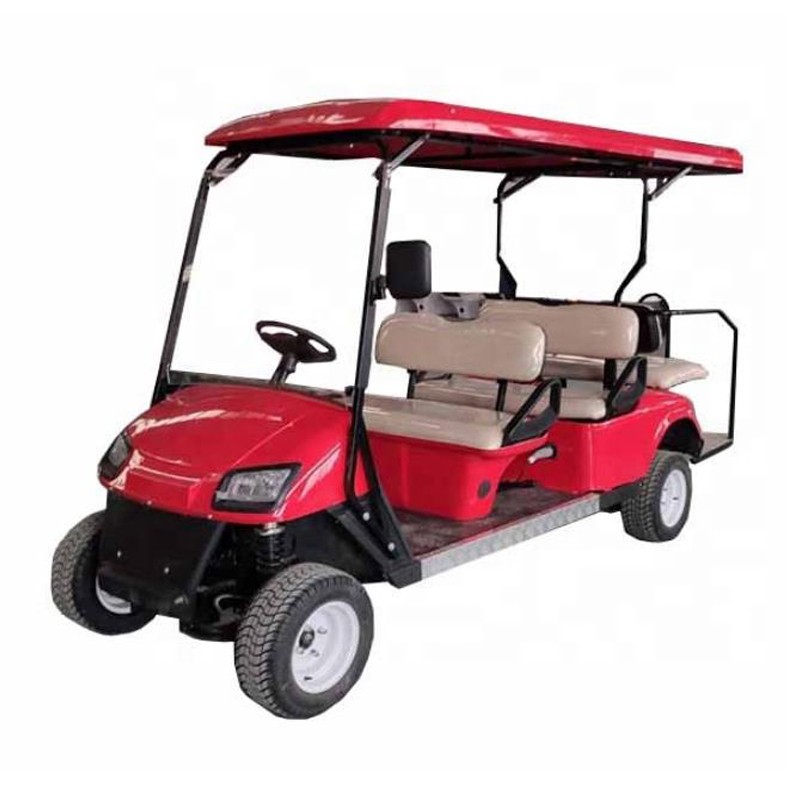 Four seat electric golf cart