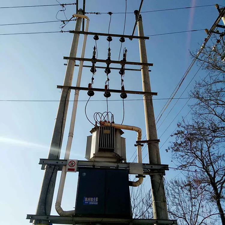 11kv 440v पोल माउन्ट गरिएको सबस्टेशन