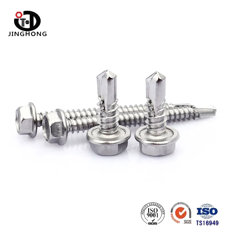 Hexagon Flange Head Drilling Screws