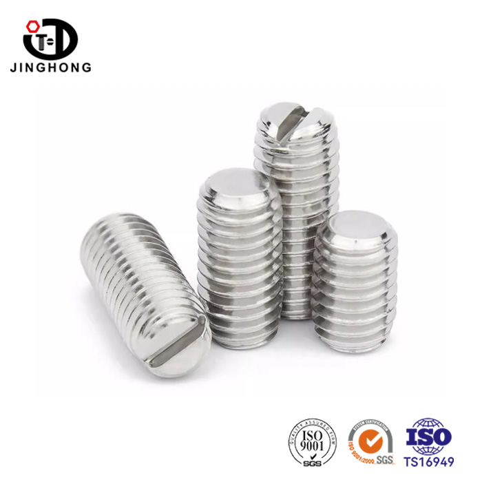 Slotted Screws with Flat Point