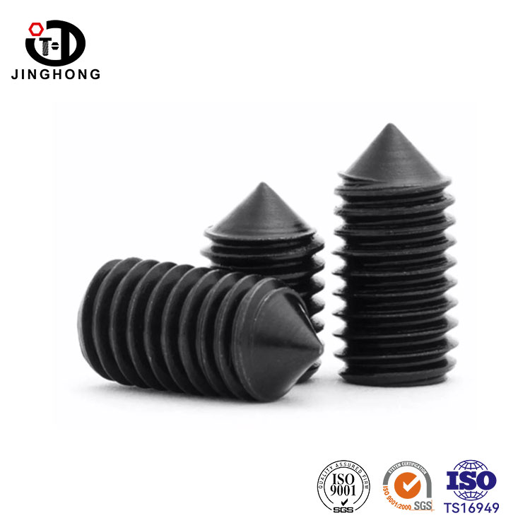 Slotted Set Screws with Cone Point