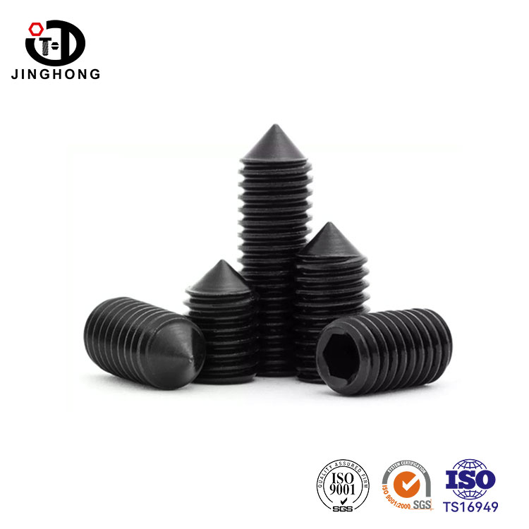Slotted Set Screws with Cone Point