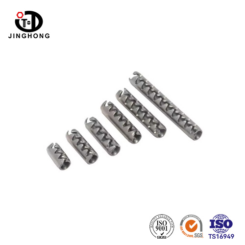 Stainless Steel Spring Pin with Teeth
