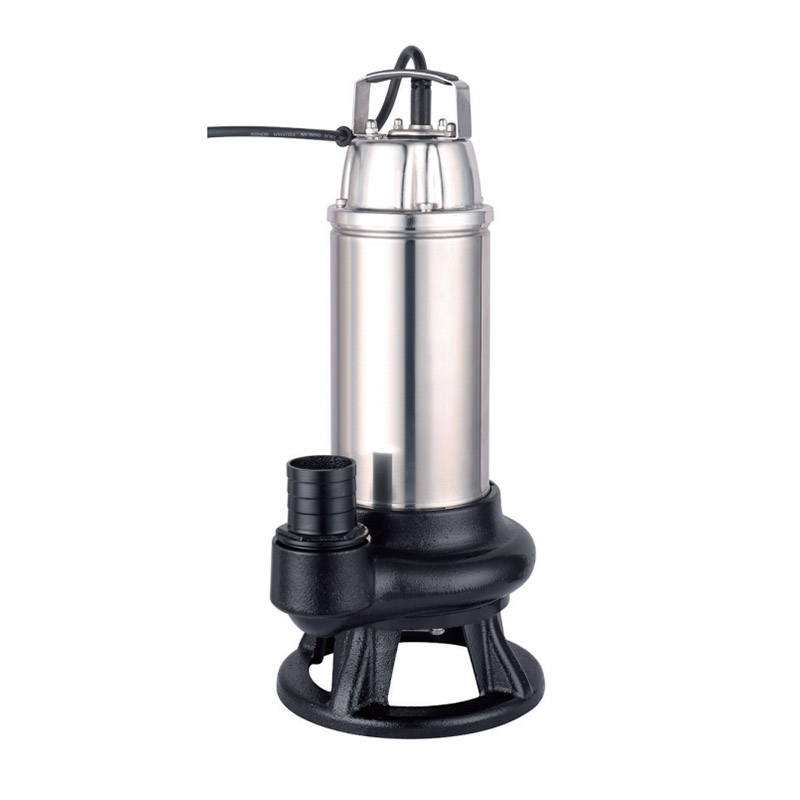 Pompa per acque luride in acciaio inossidabile con taglio anti-intasamento serie 50WQ (D) S-CF