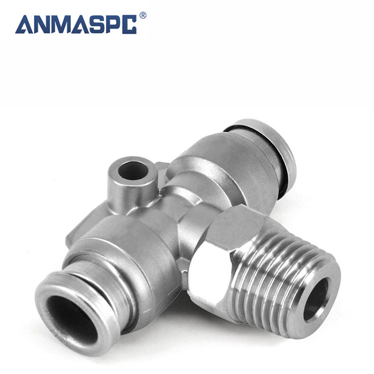 304 316 Stainless Steel Pneumatic Fitting Hose Tube Connectors