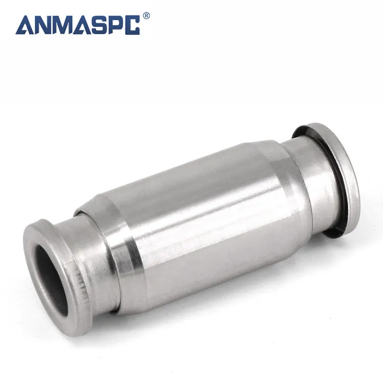 Stainless Steel Single Tube Straight Fittings