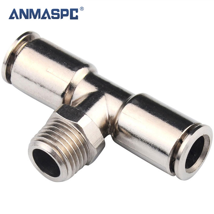 Inch Male NPT Brass Pneumatic Pipe Fitting