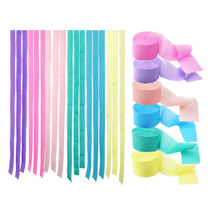 Colorful Crepe Paper Roll