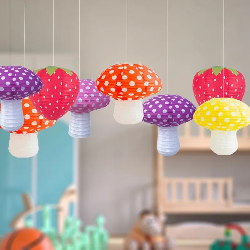 Mushroom Paper Lanterns