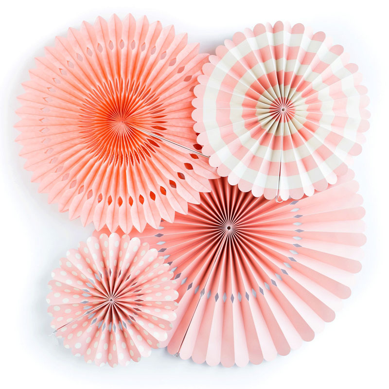 Round Targe Paper Fans