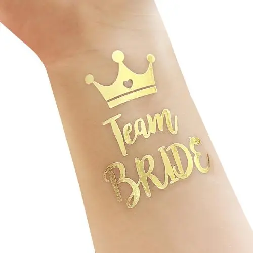 Team Bride Tattoo Sticker